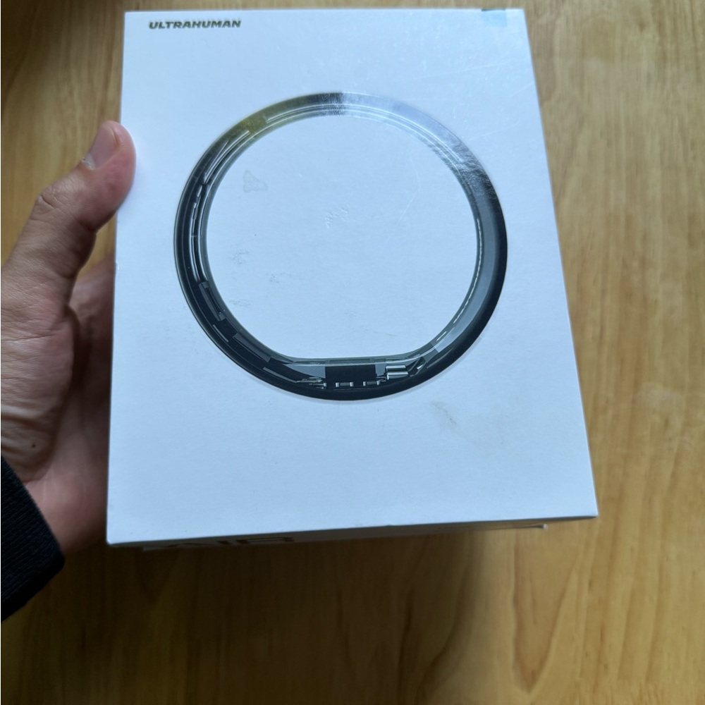 Ultrahuman Ring Air – Raw Titanium, Size 9 Smart Ring